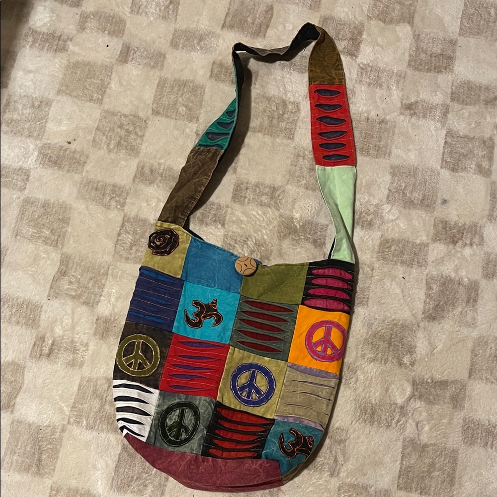 Colorful Patchwork Shoulder Bag